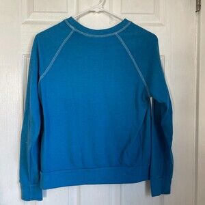 Hand Dyed cobalt blue crewneck sweatshirt